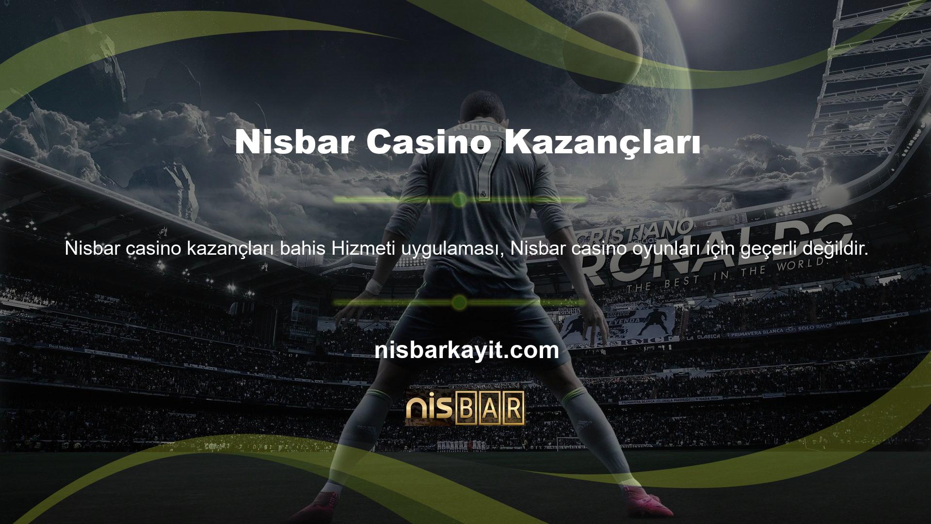 Casino, slot, bakara, blackjack, rulet, poker veya bingo oynasam da Nisbar Casino kazançları ne zaman hesabıma yansıtılır Oyun biter